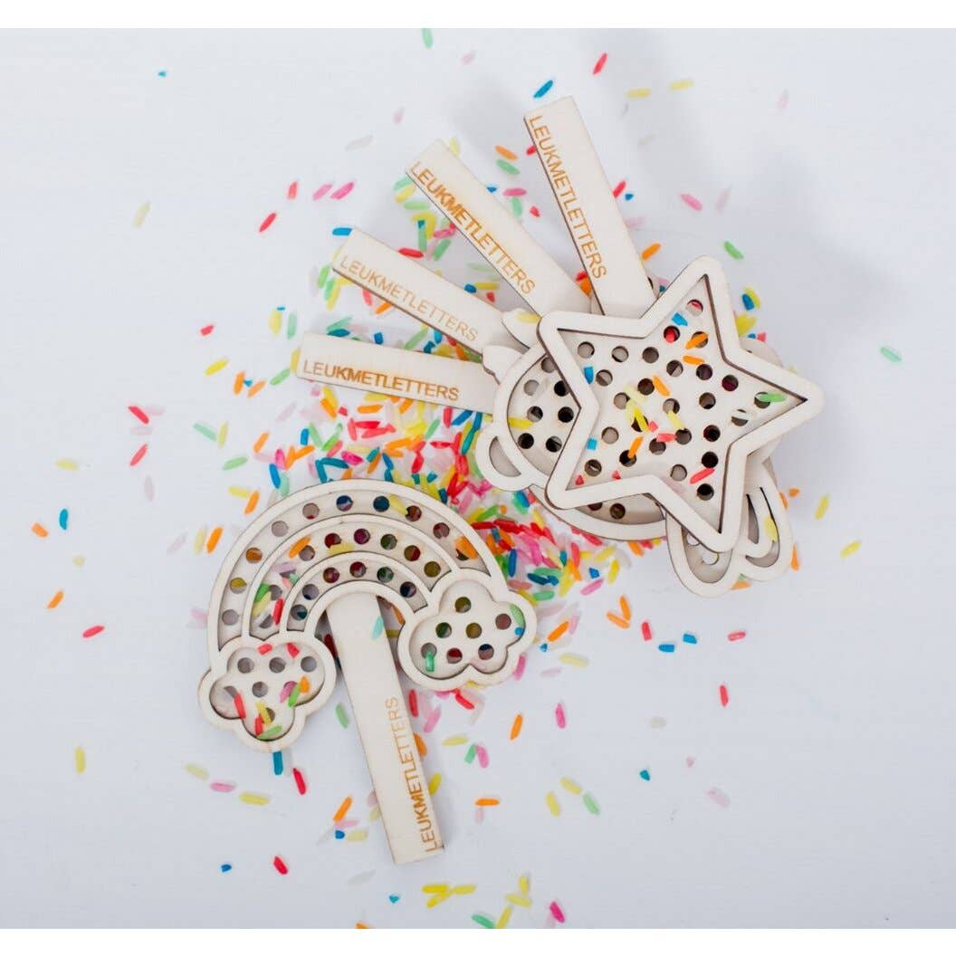 Leukmetletters - Wholesale Wood Toy - Kids - Sieve | Saint3