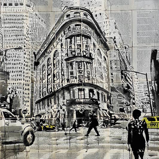 The Art Group - Vente Affiche d'art - Loui Jover (promenade du centre-ville) - WDC92690