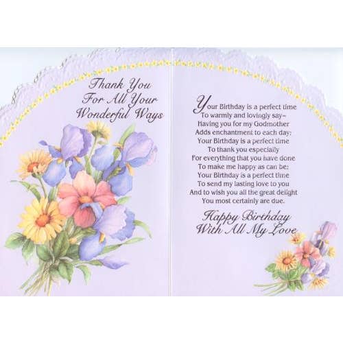 DICKENS INC. – wholesale Födelsedagskort – Födelsedagsgudmor | SETC | LG | 7524-2D1