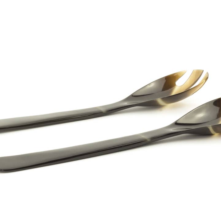 rivêt - indochineur - Wholesale Assorted Cutlery Set - Small Cutlery in Black and Blond Horn