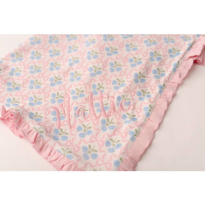 SK Blanks - Vente Couverture de lit – enfant et bébé - Couverture florale1