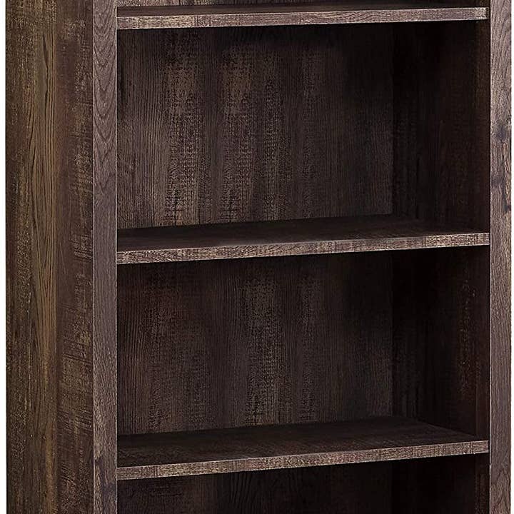 Brown Adjustable 3-Shelf Bookcase - 48”H (Brown) for wholesale on Faire