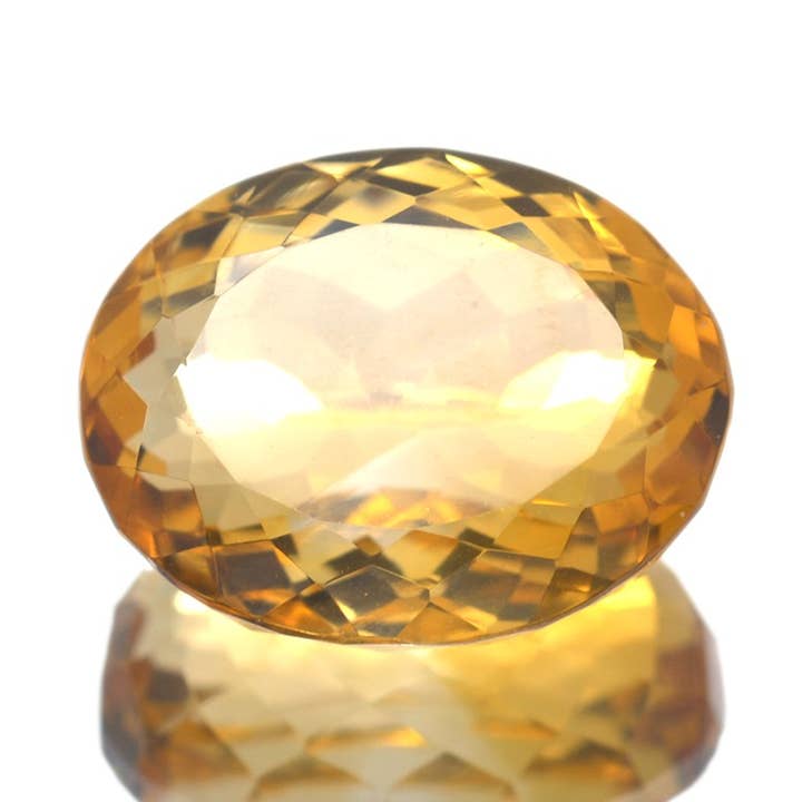 11,53 ct. Citrien ovale maat voor wholesale door Naturjoya