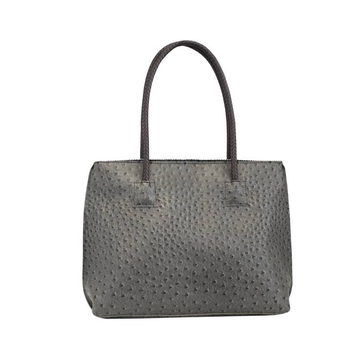 22 Tote - Wholesale Tote Bag - Women's - Lightweight Ostrich Zippered Tote Bag14