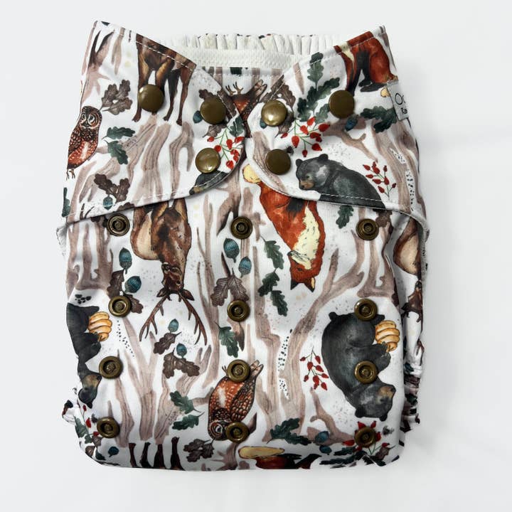 Wildest Cloth Diaper Pocket (XL) - Woodland Whimsy for wholesale by Oos Yádi