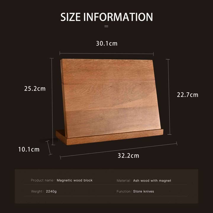 Ginza Steel - Wholesale Knife Block - KC Series - Magnetic Knife Block | Empty3