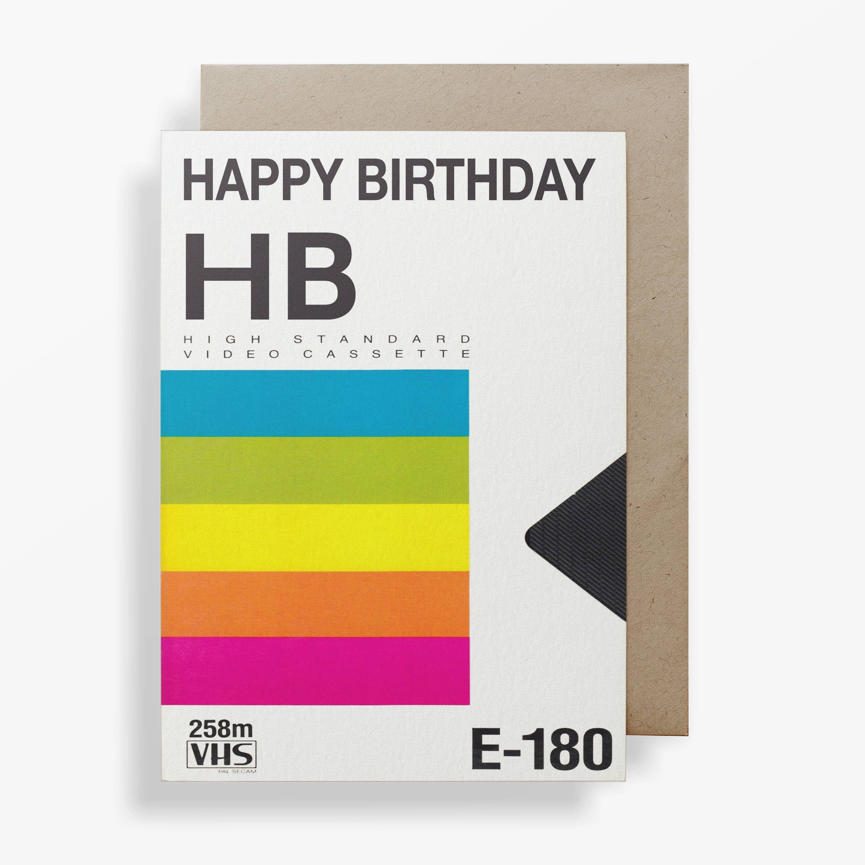 Highland Park Paper Co - Wholesale Birthday Card - VHS Retro Polaroid Inspired Happy Birthday Card1