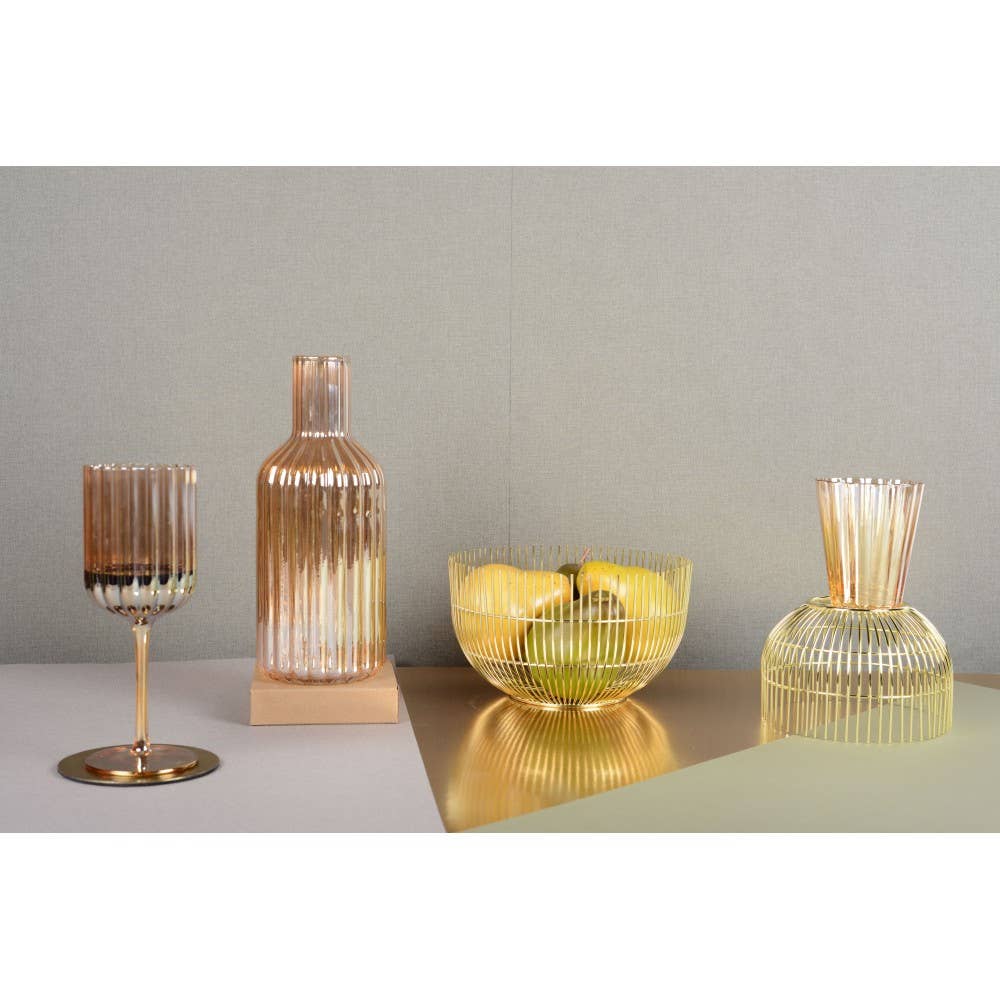 AULICA - Wholesale Carafe - Golden carafe 10.5x25.5cm2