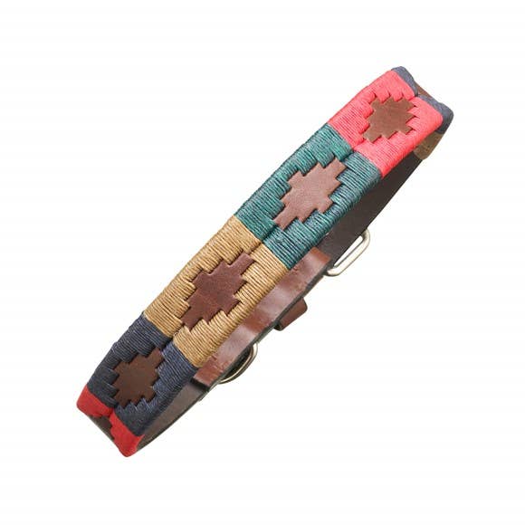 pampeano – Großhandel Haustierhalsband – Hund – Handgenähtes Hundehalsband aus Leder Pampeano - Navidad