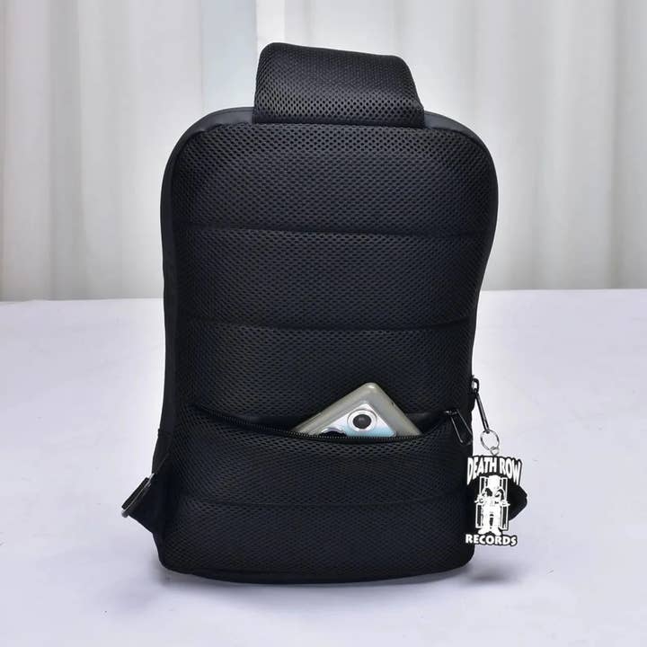 Natural Feelz - Wholesale Backpack - Unisex - Death Row Records - Smell Proof Shoulder Bag - Black2