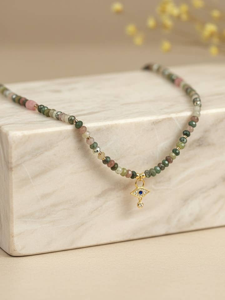 Serafina Necklace for wholesale by June and Valentina