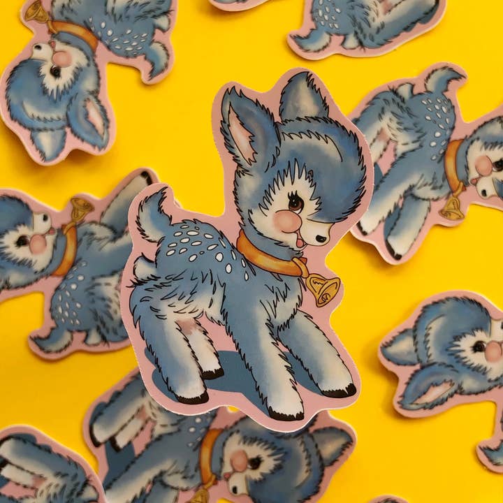 Oh Deer Sticker for wholesale by Cosmic Flower