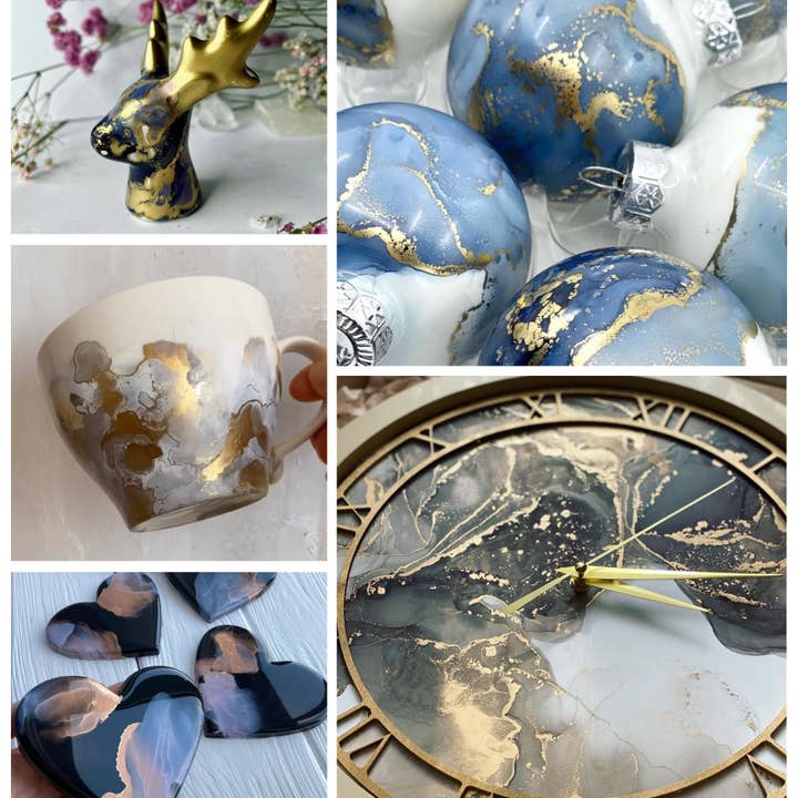 KAMENSKAYA - Wholesale Craft Supplies - Metallic Alcohol Ink M-022 'Bronze'6