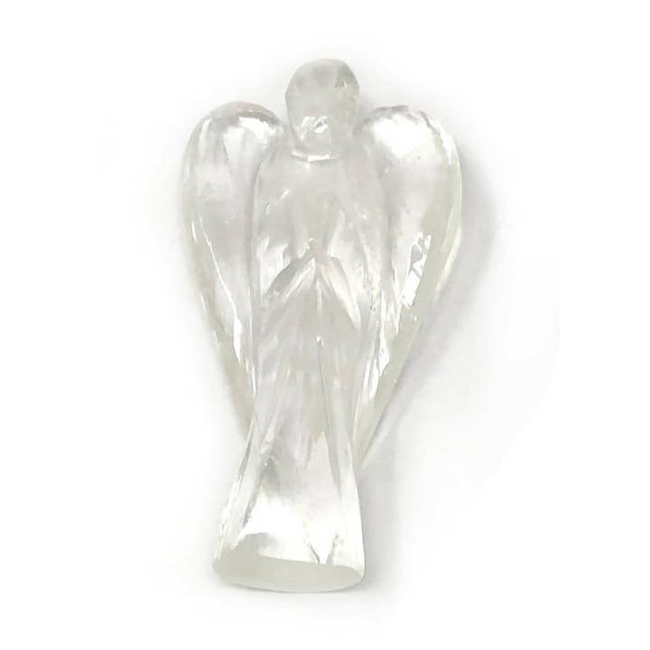 Clear Quartz Angel 1.5" for wholesale by Vrinda