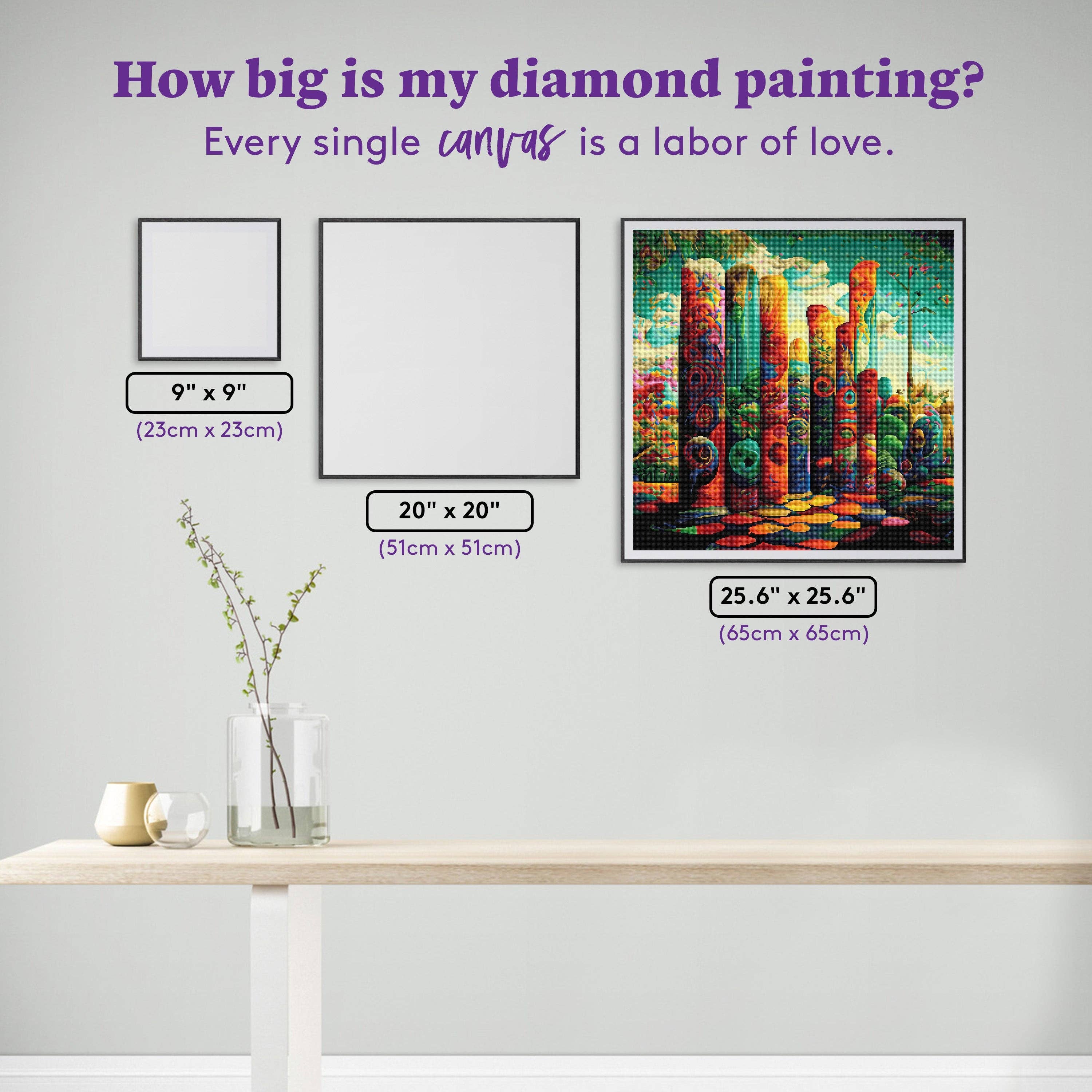 Diamond Art Club - Wholesale DIY Craft Kit - Poles of Color3