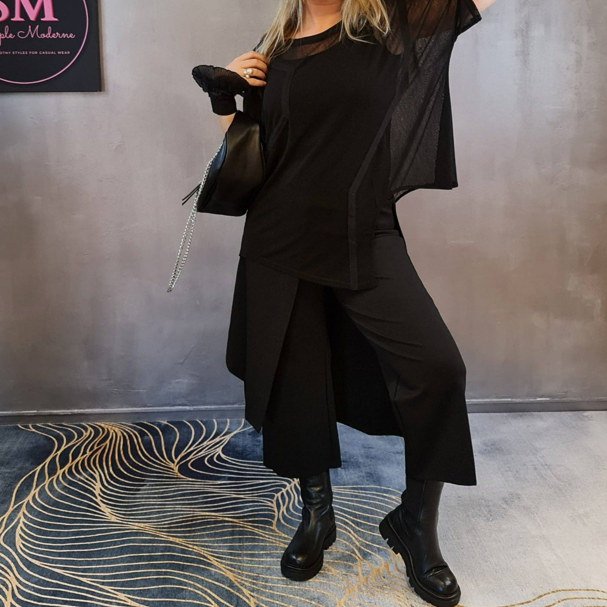 Simple Moderne - Vendita all'ingrosso Pantalone - Donna - Pantaloni larghi a strati Simple Moderne9