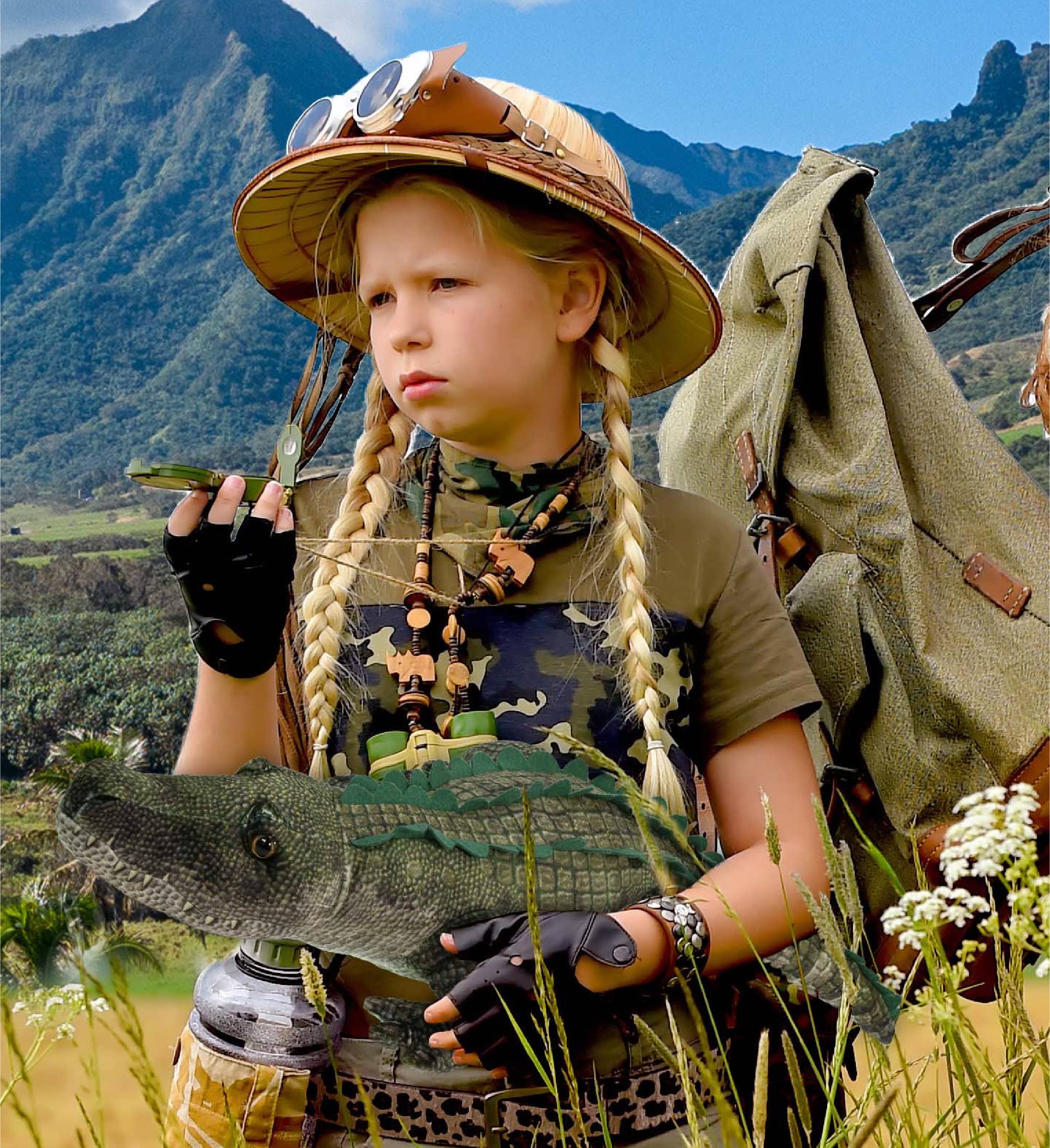 Cota Global - Wholesale Stuffed/Plush Toy - Kids & Baby - Wild Collection Plush - Alligator 28"4