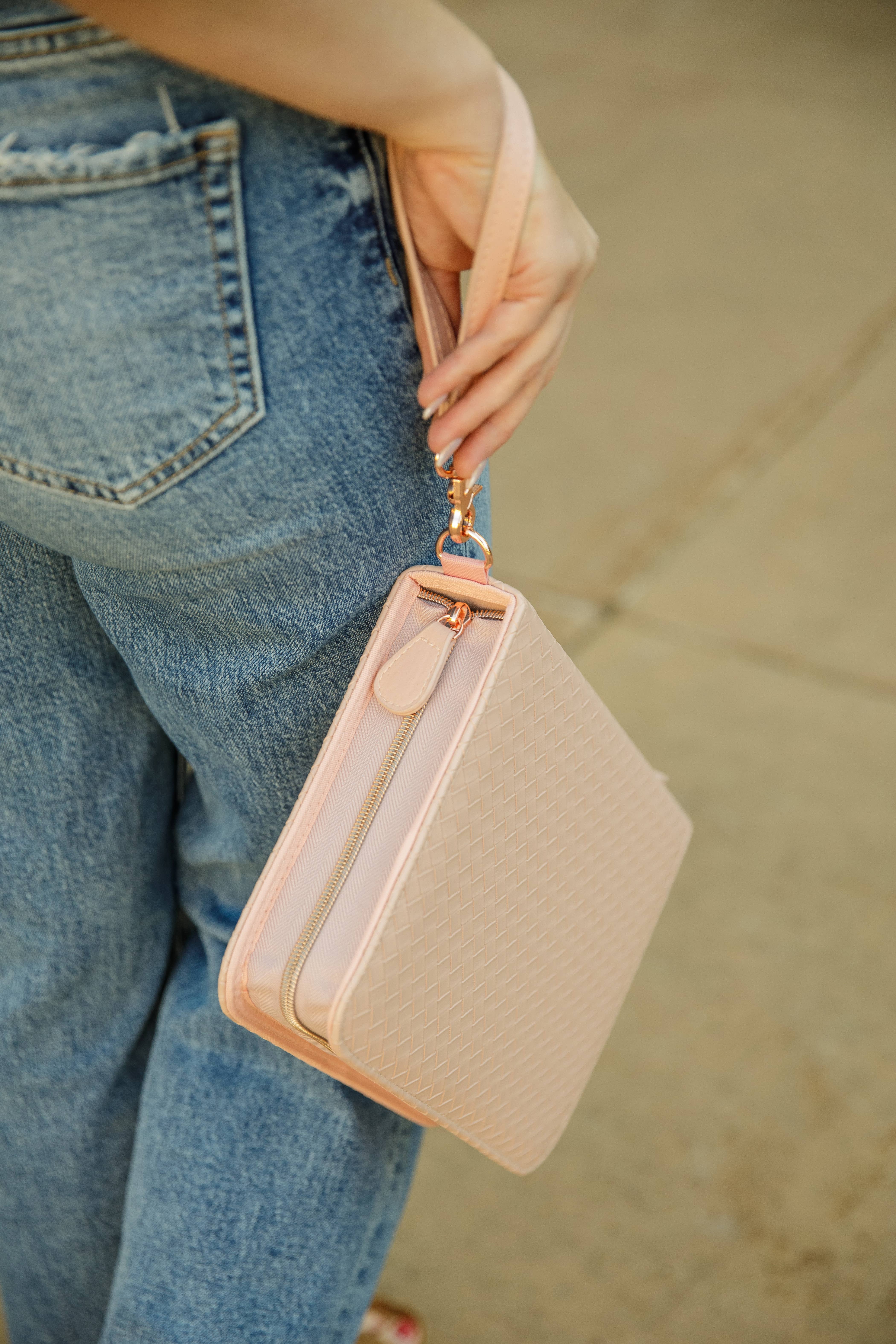 Ever, AJ - Wholesale Bible Cover - Bible Cover, Weave Bible Case, Crossbody BLUSH9