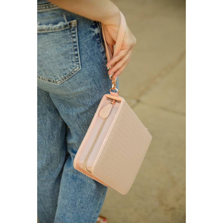 Ever, AJ - Wholesale Bible Cover - Bible Cover, Weave Bible Case, Crossbody BLUSH9