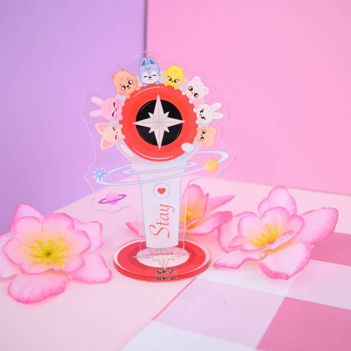 Kawineko – wholesale Dekorativ statyett – Akrylställ Stay Stray Kids ljusstav skzoo kpop10