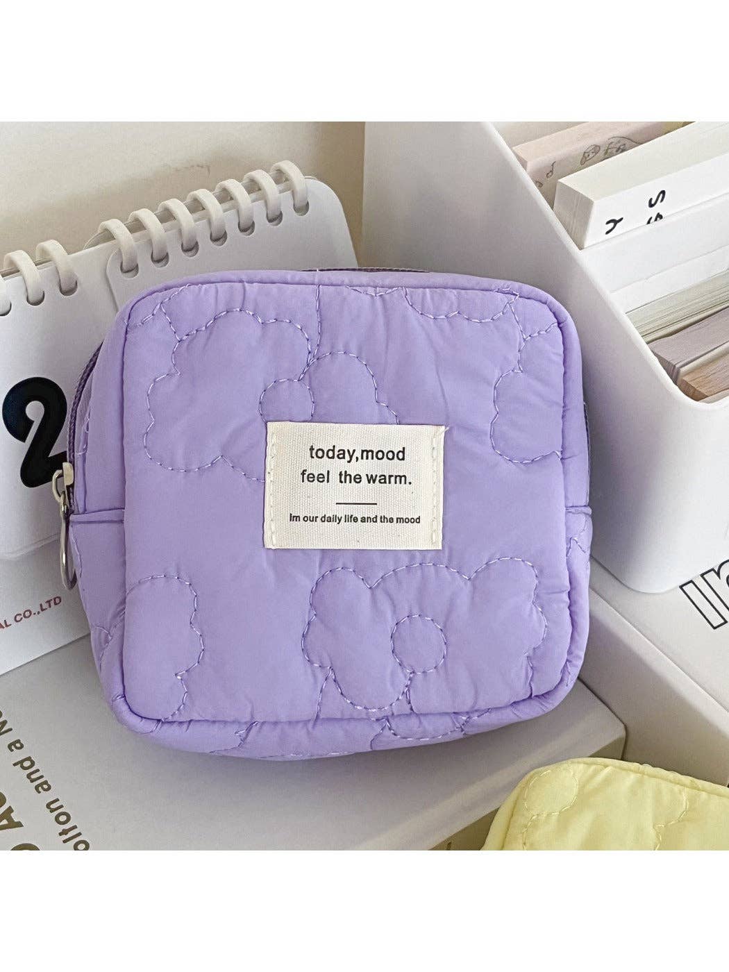 Funkyrel® Atzbranding Limited – Engroshandel Møntpung - Dame – Cosbai - Quiltet Blomstret Slikfarvet Møntpung6