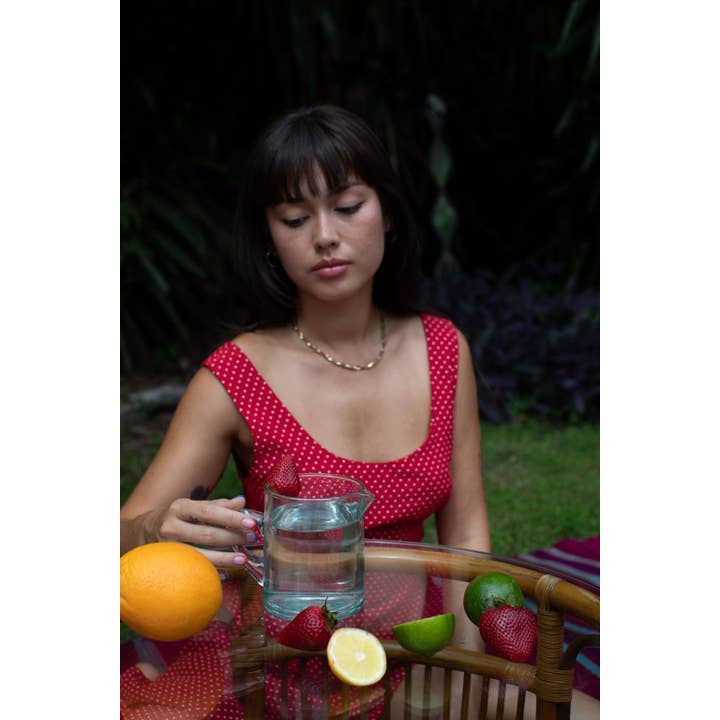 Voyage - Wholesale Carafe - Moroccan Crystal Blue Half Carafe4