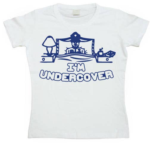Hybris Production AB – wholesale Screen printed t-shirt – Women′s – Im Undercover Girly T-Shirt2