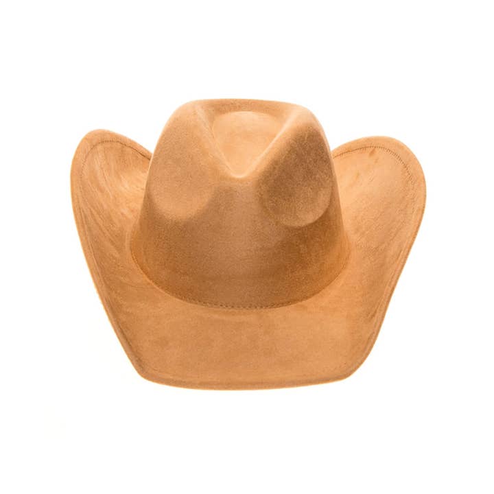 AdornWise - Wholesale Cowboy Hat - Unisex - Vegan Suede Classic Cowboy Hat - Adjustable & Durable