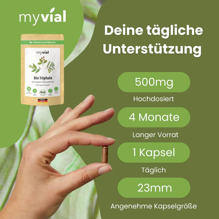 myvial - Wholesale Oral Supplement/Vitamin - Organic Triphala Capsules1