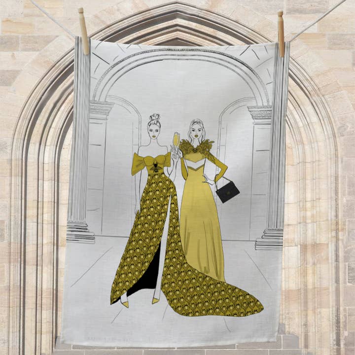 Gala pige-gyldne piger viskestykke for engroshandel hos Catherine Loves