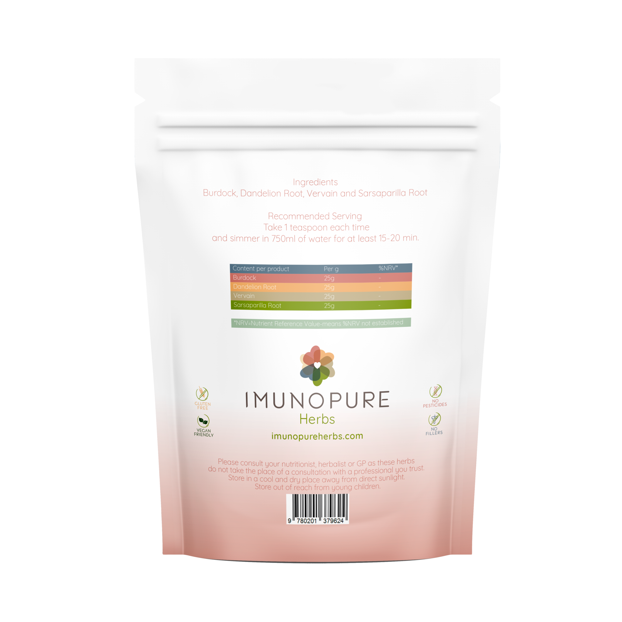 Imuno Pure - Wholesale Tea Bags - Iron Tonic Tea - Natural Energy Boost, Detox, and Liver Health1