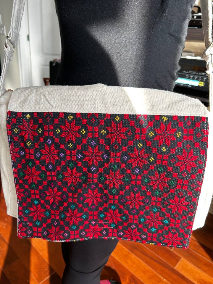 Handmade crossbody for laptop for wholesale by AuraLine Inc.