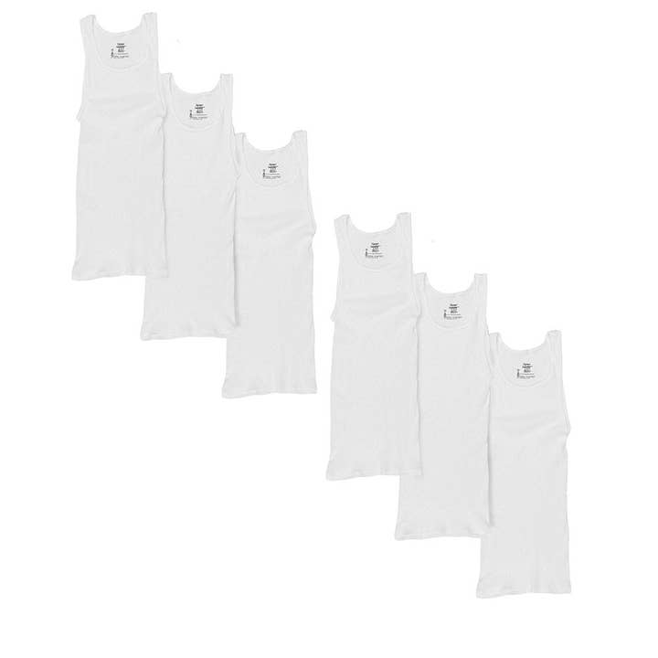 BARSUPPLY - Wholesale Tank Top - Men's - 6-Pack Hanes Men's ComfortSoft Tagless Tank Undershirt