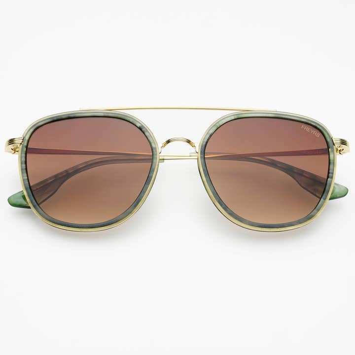 Weston Acetate Round Unisex Sunglasses for wholesale by FREYRS Eyewear