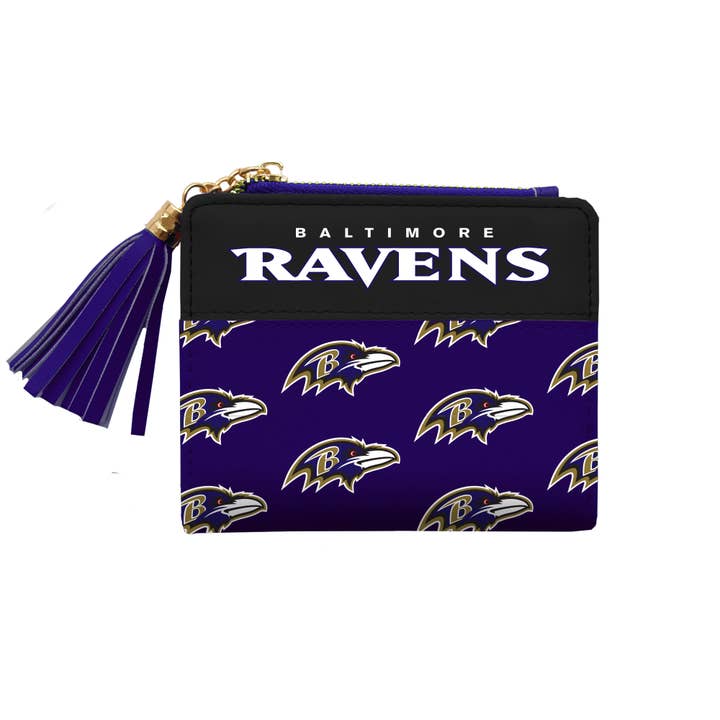 NFL Baltimore Ravens Mini Organizer Wallet for wholesale by Little Earth Productions