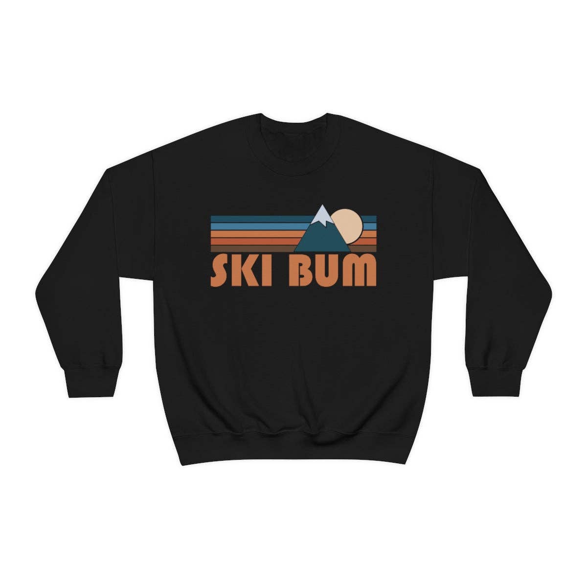 Hey Mountains - Wholesale Graphic Sweatshirt - Women's - Ski Bum Sweatshirt - Retro Mountain Unisex1