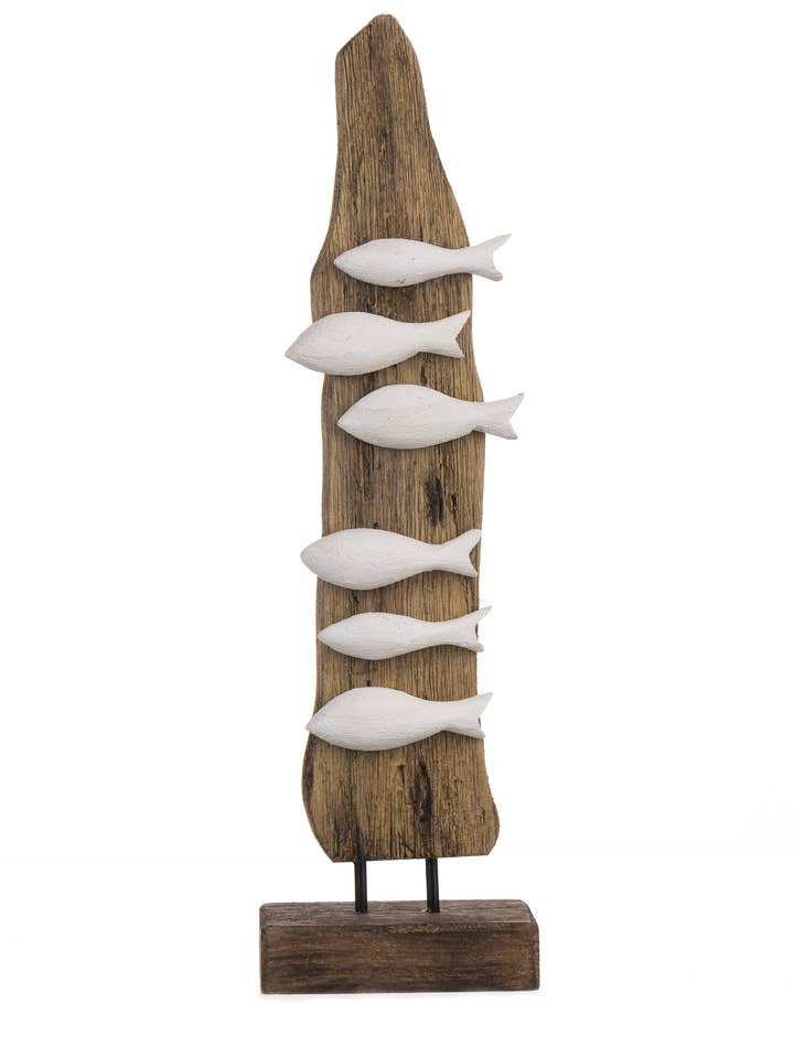 Fishy Totem for wholesale by Shoeless Joe Ltd