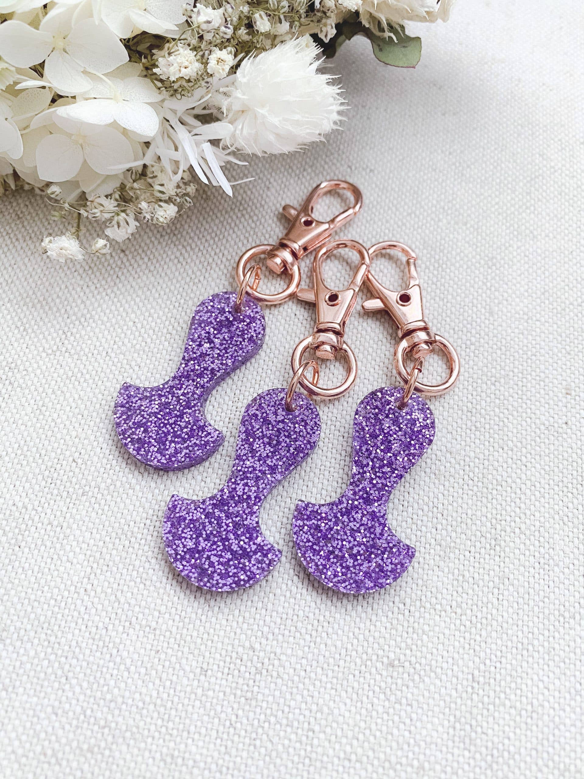 Chuckle & Wood - Wholesale Keychain – Women's - Trolley Tokens - Glitter4