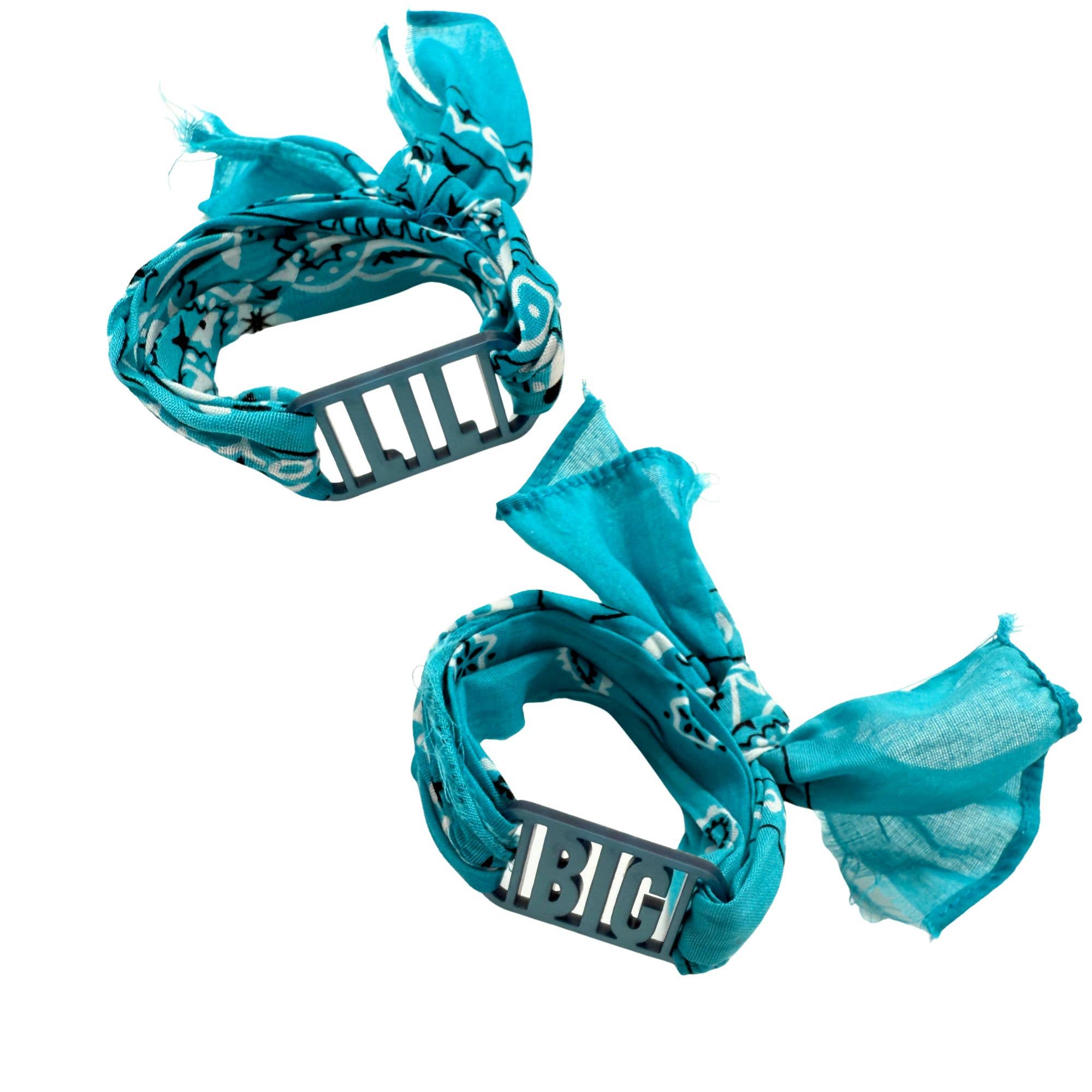 Sarahndipity Shop - Wholesale Bandana - Women's - Bandana Wrap with BIG or LIL Acrylic Slide4