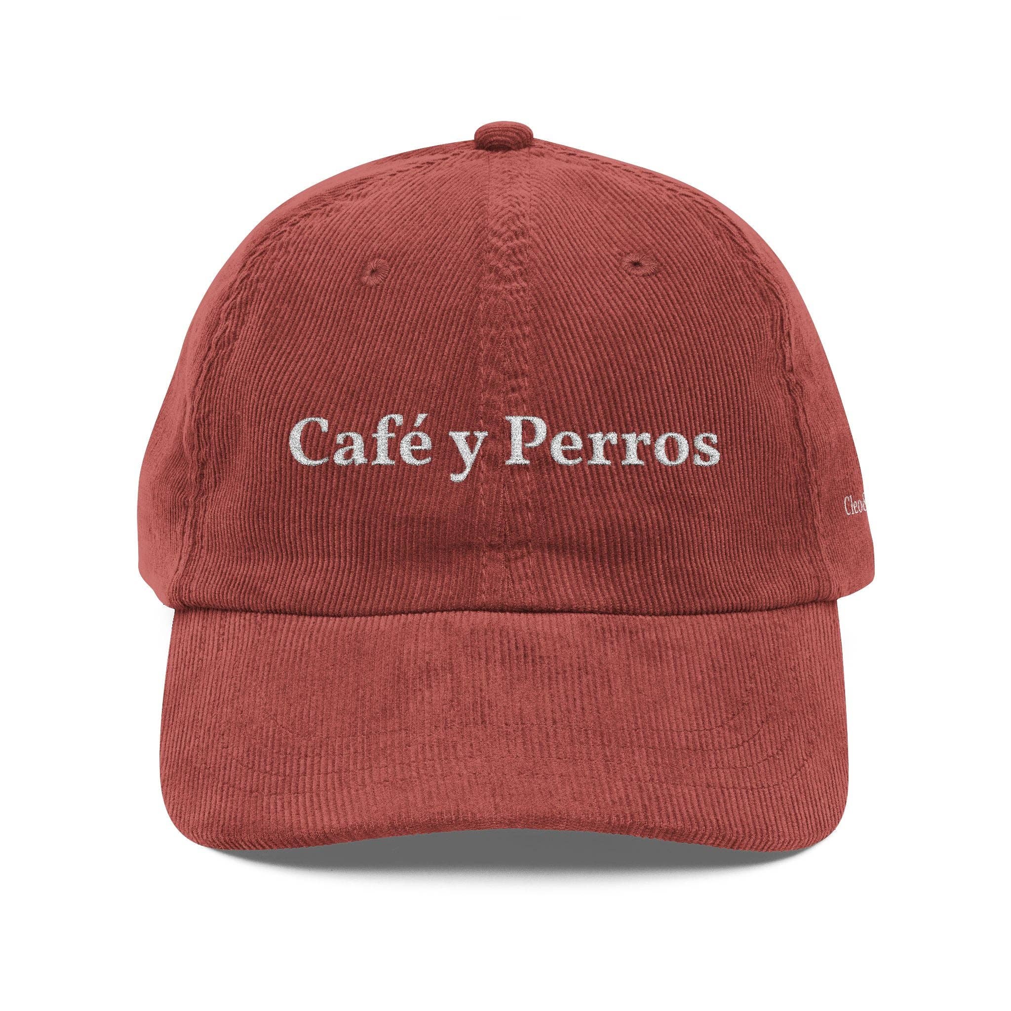 Cleo&Hooman - Wholesale Baseball Cap - Unisex - Café y Perros Corduroy Cap (Limited Edition)8