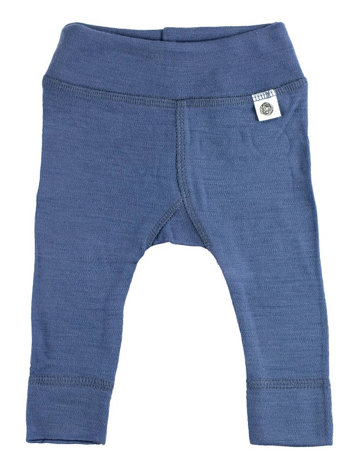 Children's Wool Trousers - Merino Wool - Vintage Indigo for wholesale by Lille Barn