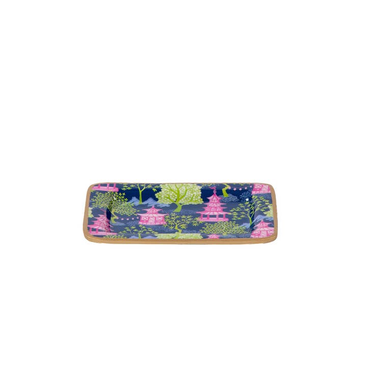 Garden Party Enameled Laney Tray for wholesale by Jaye's Studio