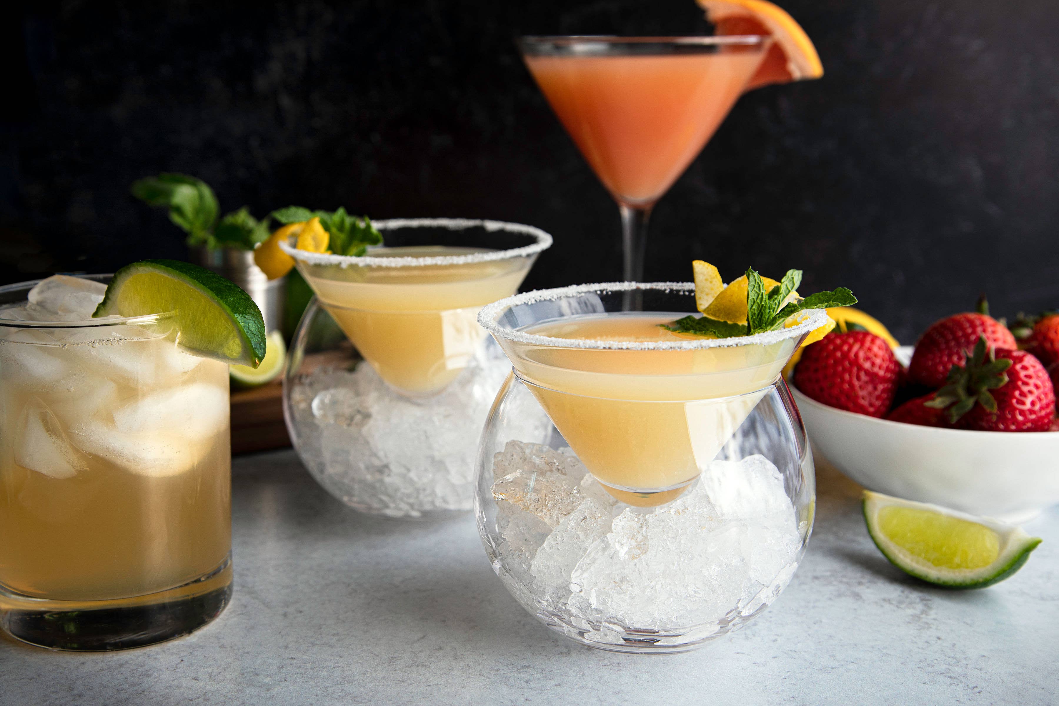 Kook - Wholesale Cocktail/Liquor Glass - Kook Glass Caviar Chiller Dish & Martini Glass3