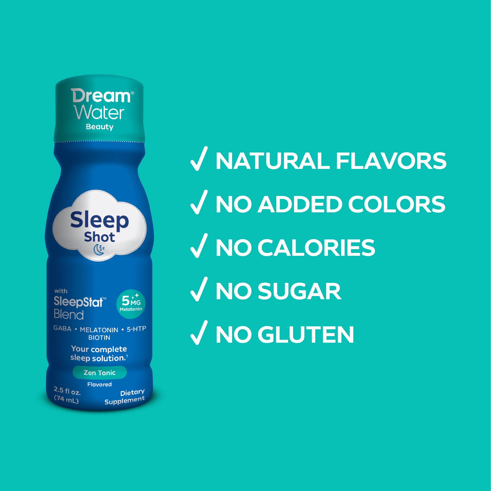 Dream Water - Wholesale Oral Supplement/Vitamin - Dream Water Sleep Aid Liquid Shot - Beauty - 12 pack5