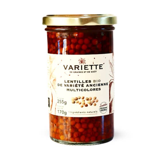 Antique multicolored lentils from Gers for wholesale by VARIETTE