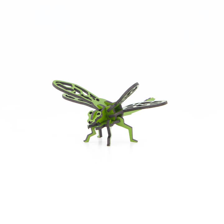 Dragonfly Wooden Kitset (Small), 3D Puzzle for wholesale by LITTLE AND WOOD