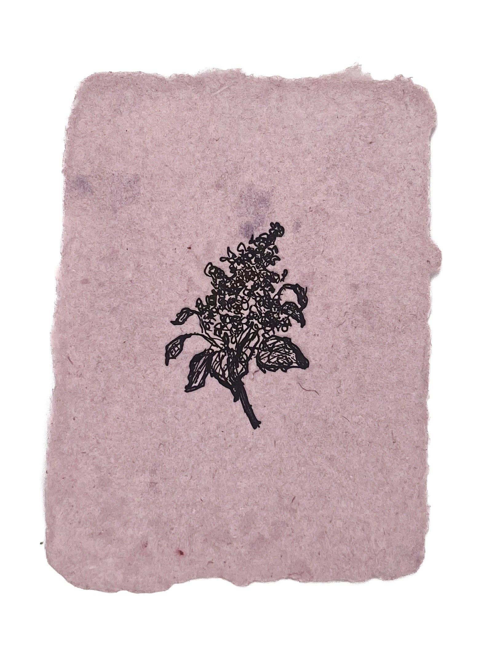 farmette - Wholesale Everyday Greeting Card - lilac branch1