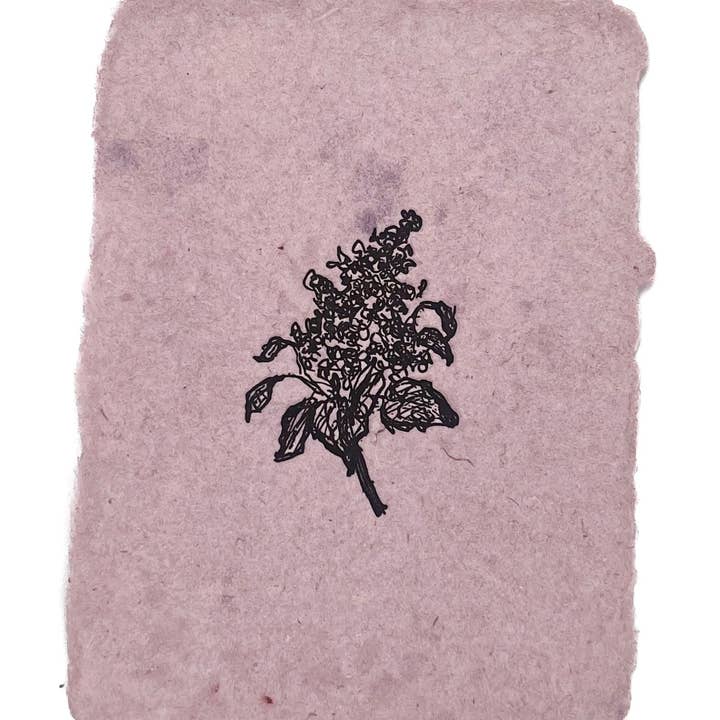 farmette - Wholesale Everyday Greeting Card - lilac branch1