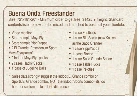 Buena Onda Games - Wholesale Retailer Display - Kids & Baby - Versatile Free Standing Display (Free w $1250 Minimum Order)1