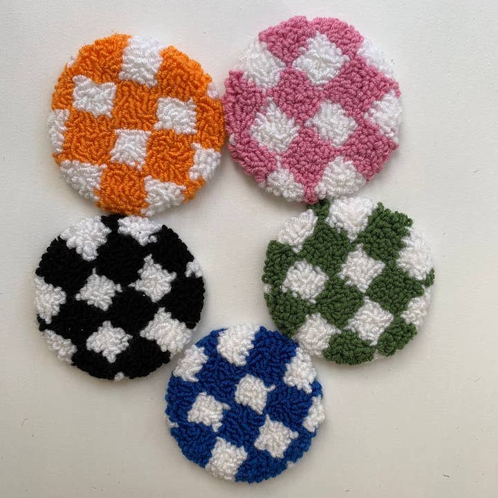 MUUDLAND - Wholesale Car Coaster - Women's - Personalized Car Coaster, Set Of 2 Car Coasters, Punch0